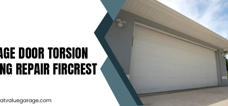 Garage Door Torsion Spring Repair Fircrest