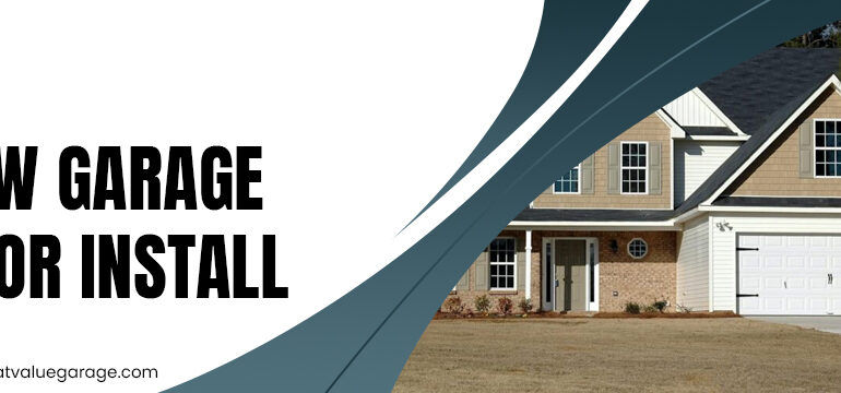new garage door install