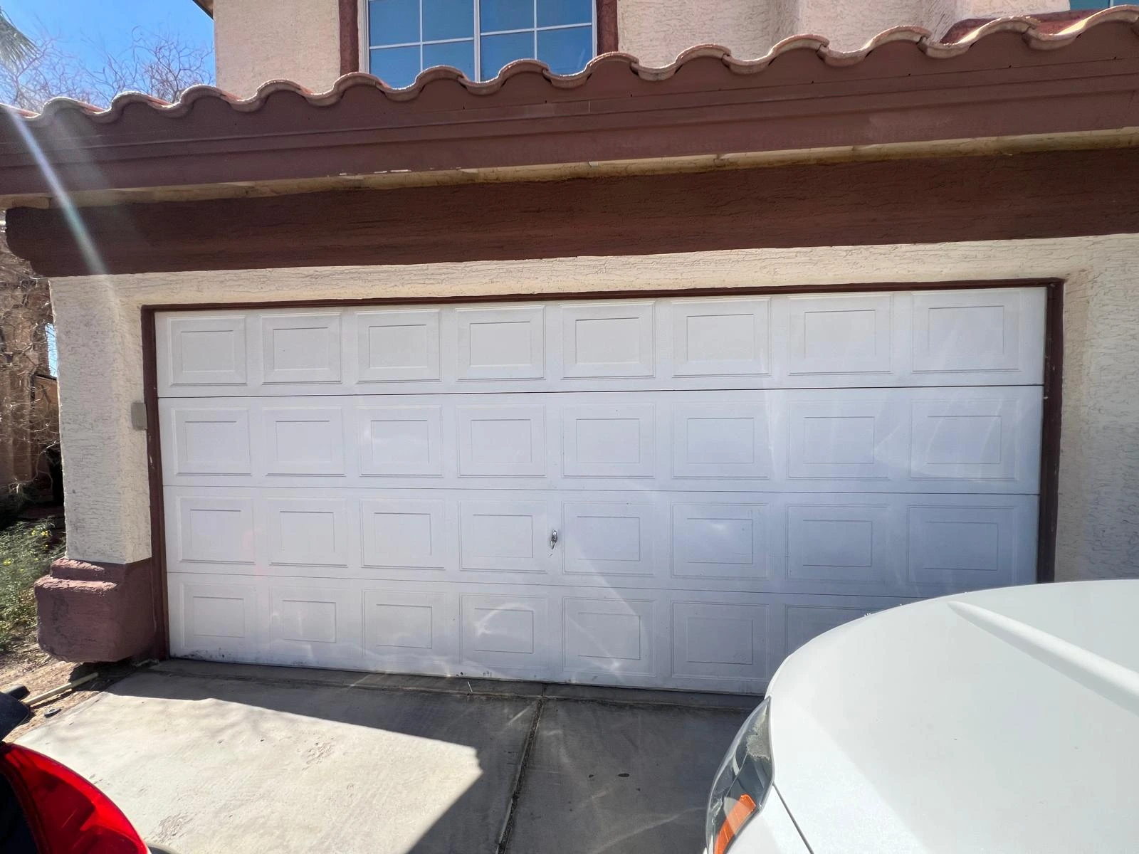 Off track garage door repair