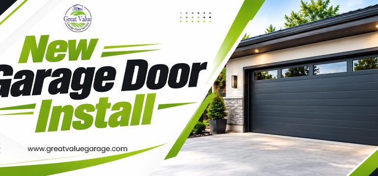 new garage door install